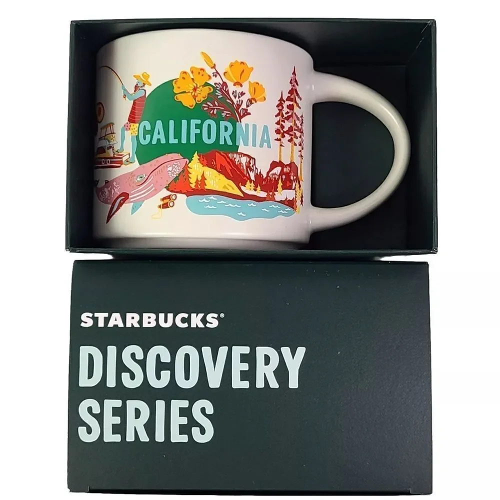 Starbucks California STARBUCKS CALIFORNIA DISCOVERY SERIES COFFEE CUP MUG 14 OZ